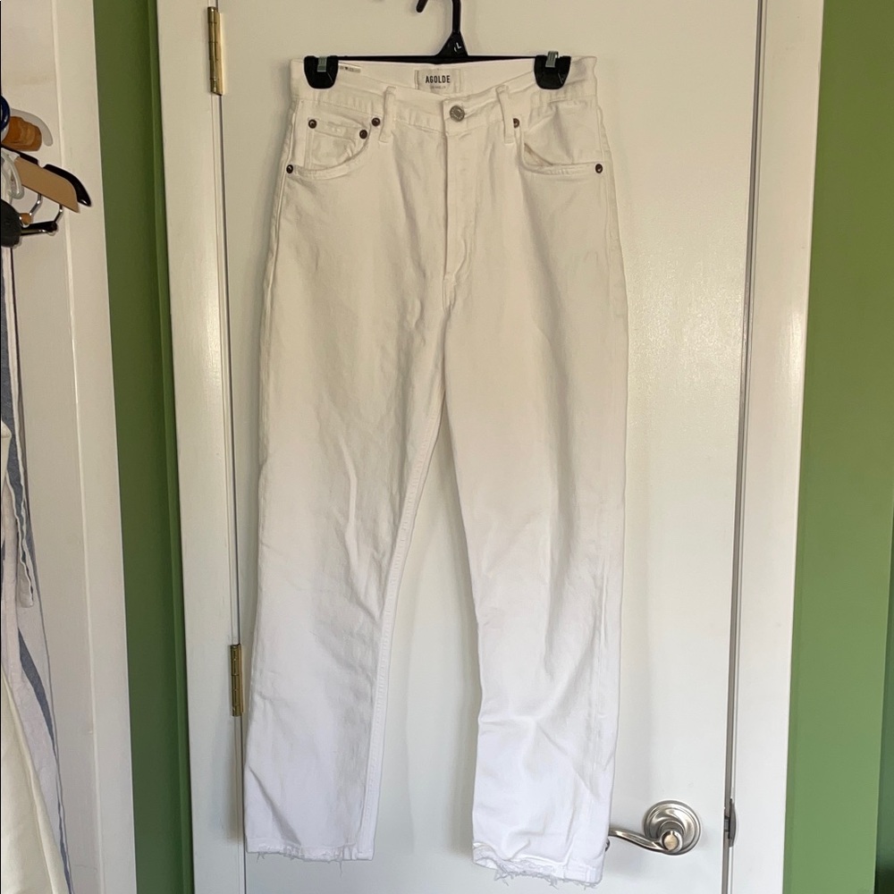 Agolde White Denim Jeans